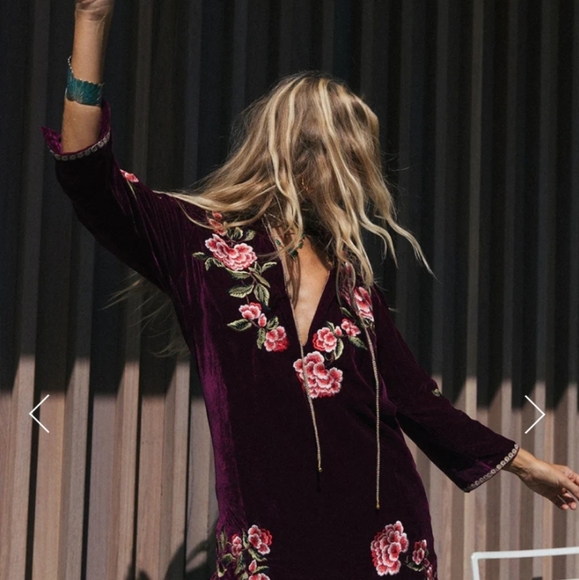 Chasing Unicorns Purple Floral Mini Dress - Picture 5 of 11